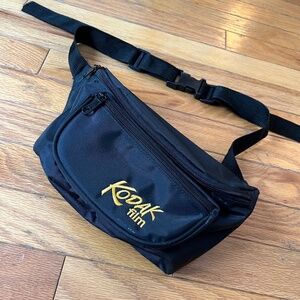 Vintage 90s Padded Kodak Film Fanny Pack / Belt Bag